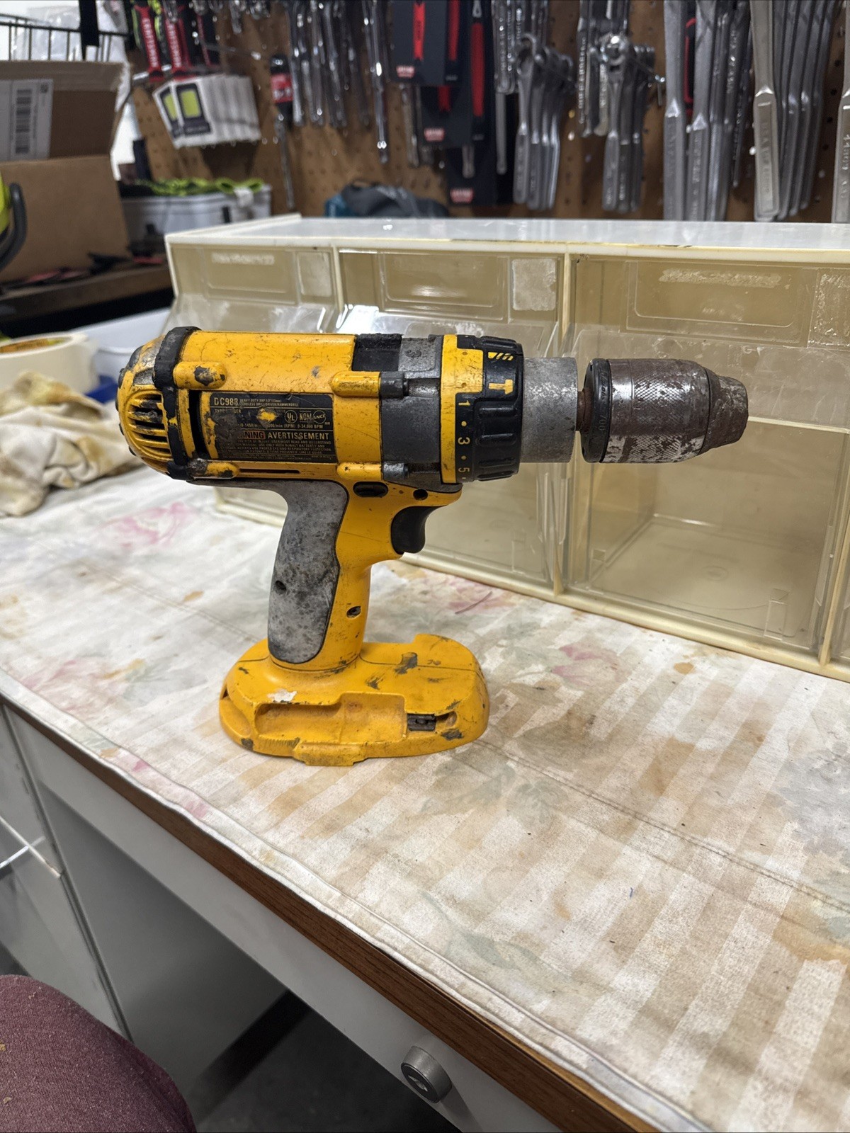 DeWalt DC983 Heavy Duty XRP 1/2&Prime; Cordless Drill Driver – Tested – No Battery