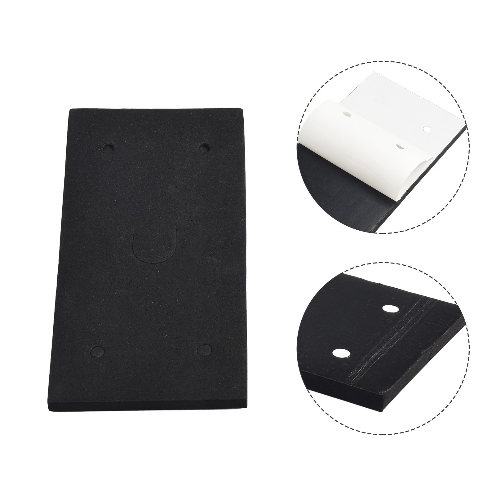 Accessories Sander Back Pads Foam Square 18.5×9.3×0.8cm Easy Installation