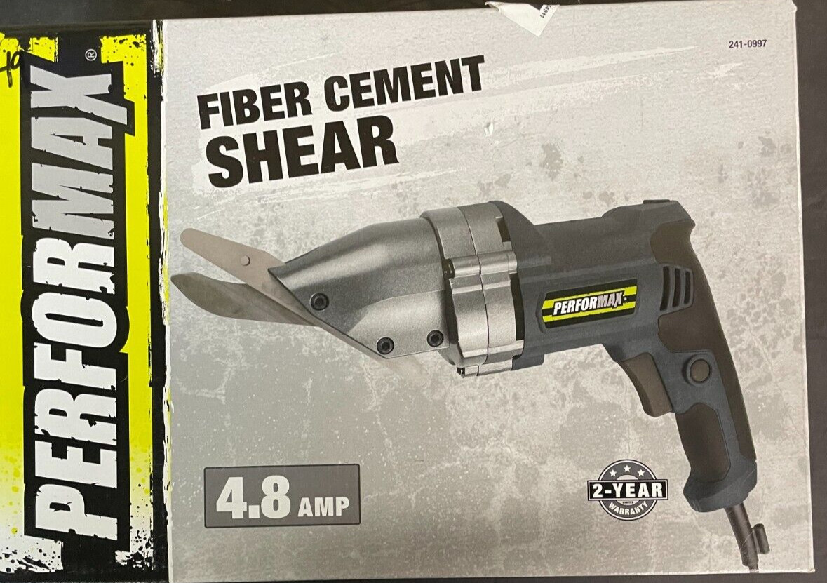 Performax® 4.8-Amp Corded Fiber Cement Shear NIB