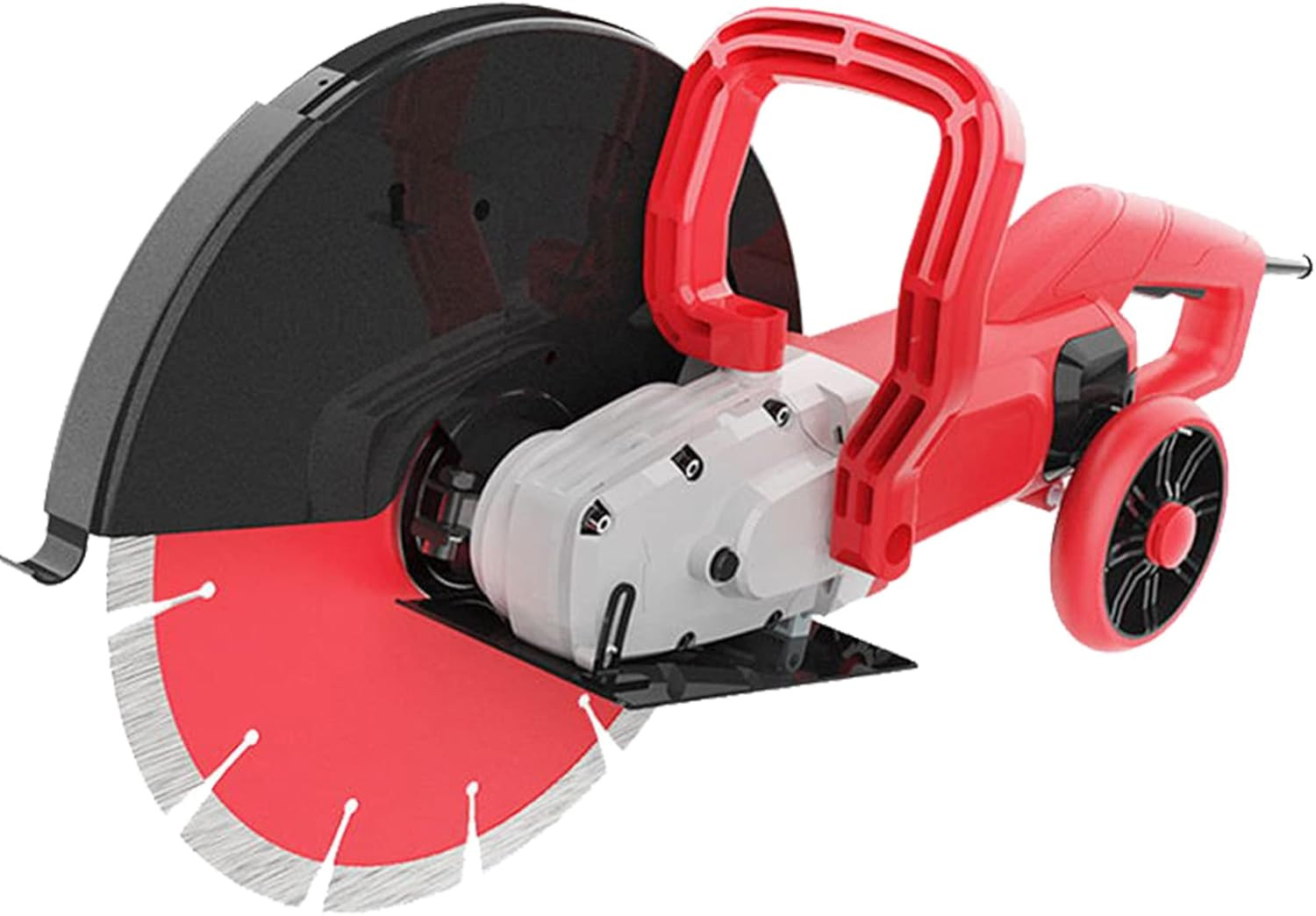 6800W 14&Prime; Electric Concrete Saw Wet/Dry with 135 Blade for Stone & Wood