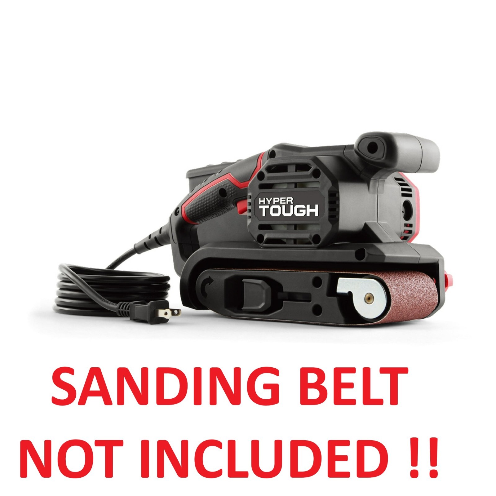 Hyper Tough 6-Amp 3 x 18-Inch Corded Belt Sander 1,000 FPM MISSING SANDING BELT!