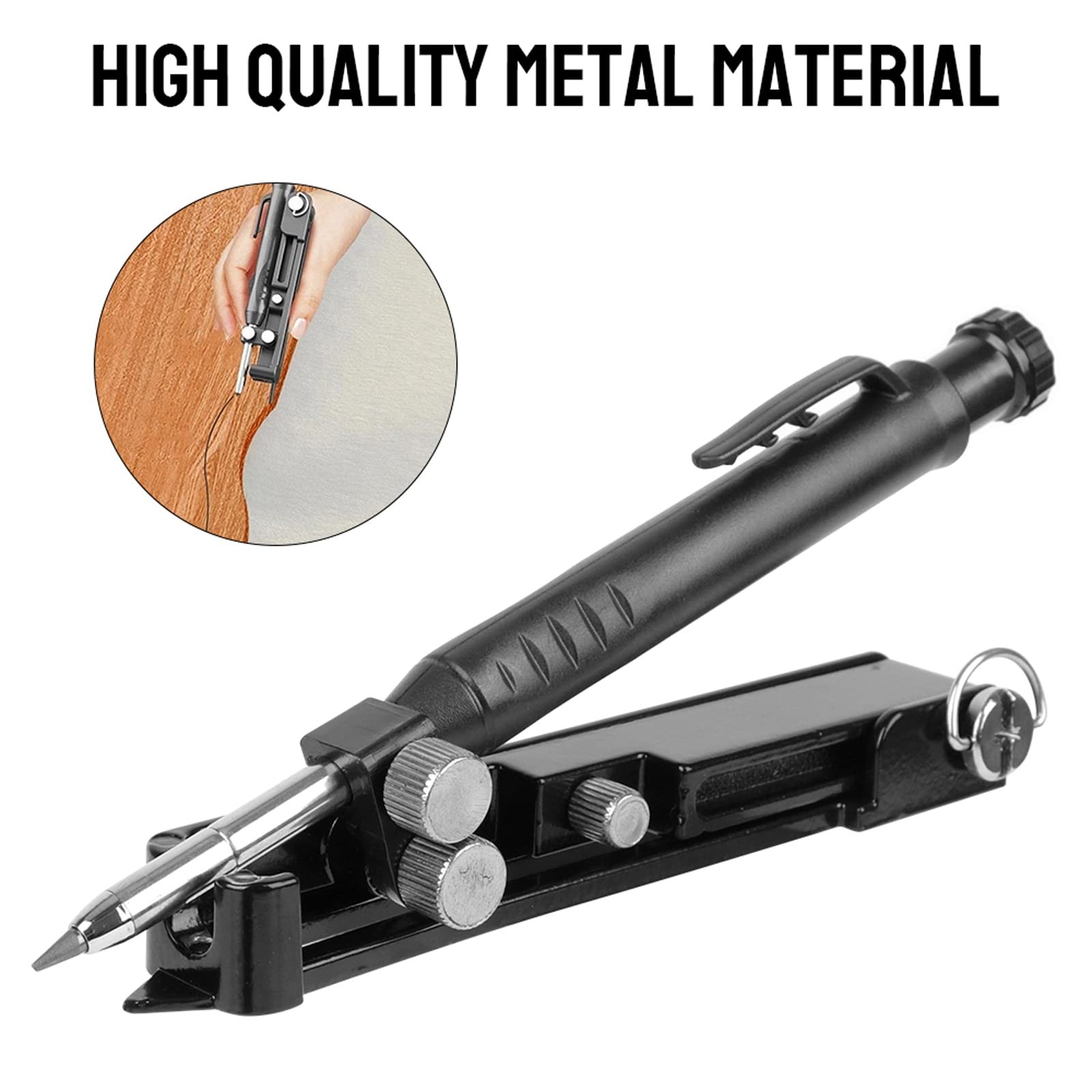 Multi-function Scribing Tool Upgraded – Construction Pencil- Aluminum Alloy S…