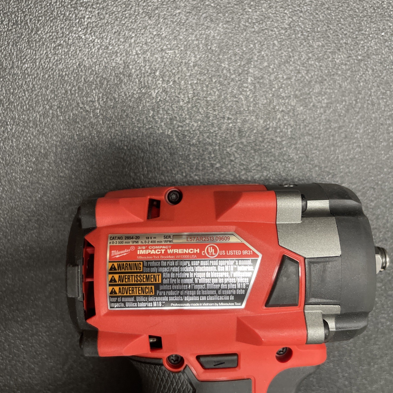 Milwaukee 2854-20 M18 FUEL™ 3/8&Prime; Compact Impact Wrench w/ Friction Ring