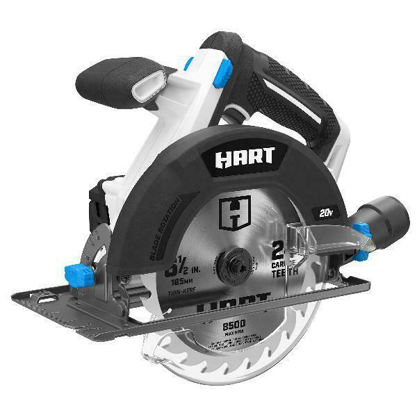 HART HPCS01 20V 6.5 » Li-Ion Cordless Circular Saw