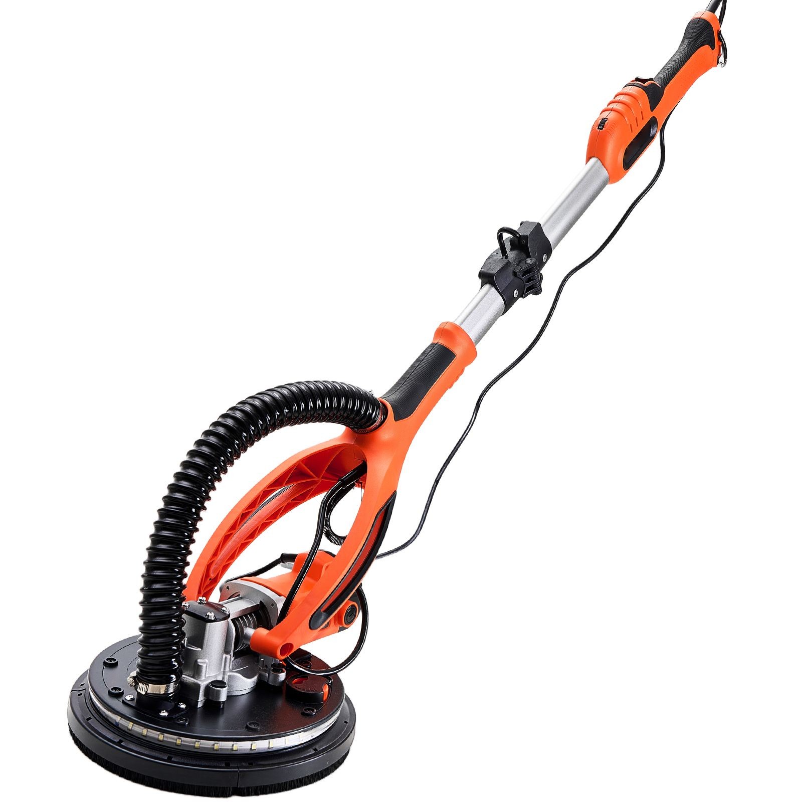 850W Electric Drywall Sander LED Light 15 Discs, Foldable Handle Kit