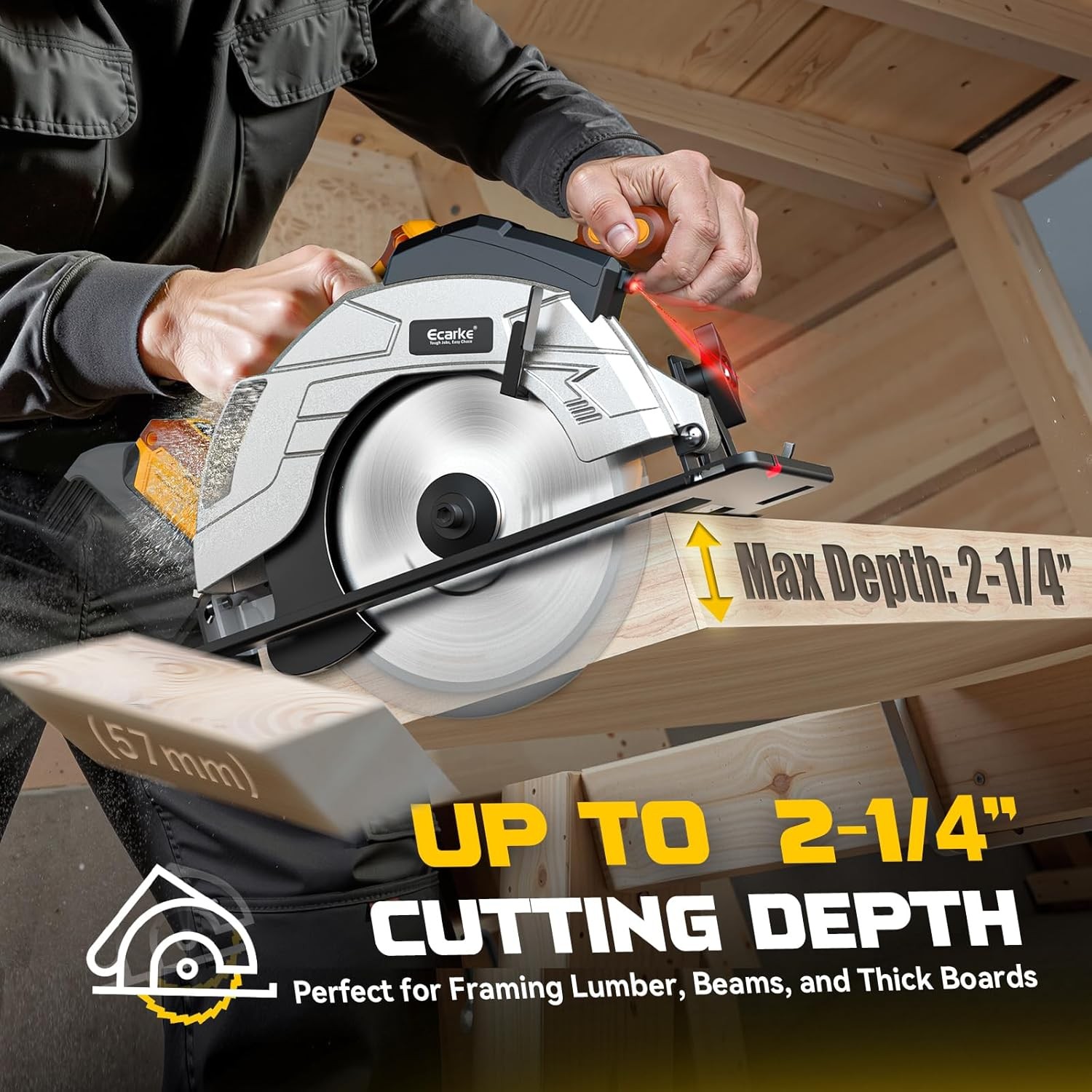 DeWalt 60V Max 7-1/4&Prime; Brushless Circular Saw DCS578B