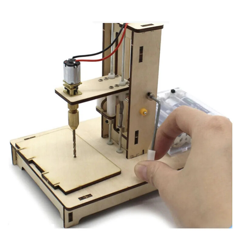 Mini Small Desktop Drill No.1 Automatic Hole Punch for Wood and Plastic Board