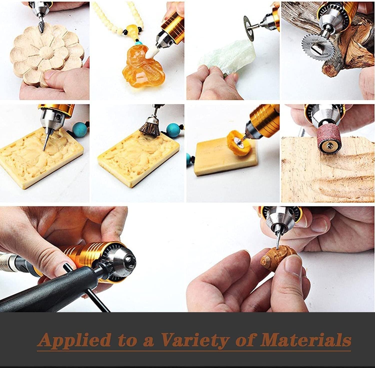 1000W 30000RPM Electric Flex Shaft Rotary Tool Foot Pedal Control Flex Shaft Han
