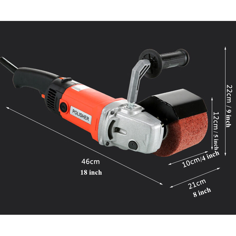 1400W Electric Metal Wood Burnishing Drawing Machine Polisher Burnisher Sander