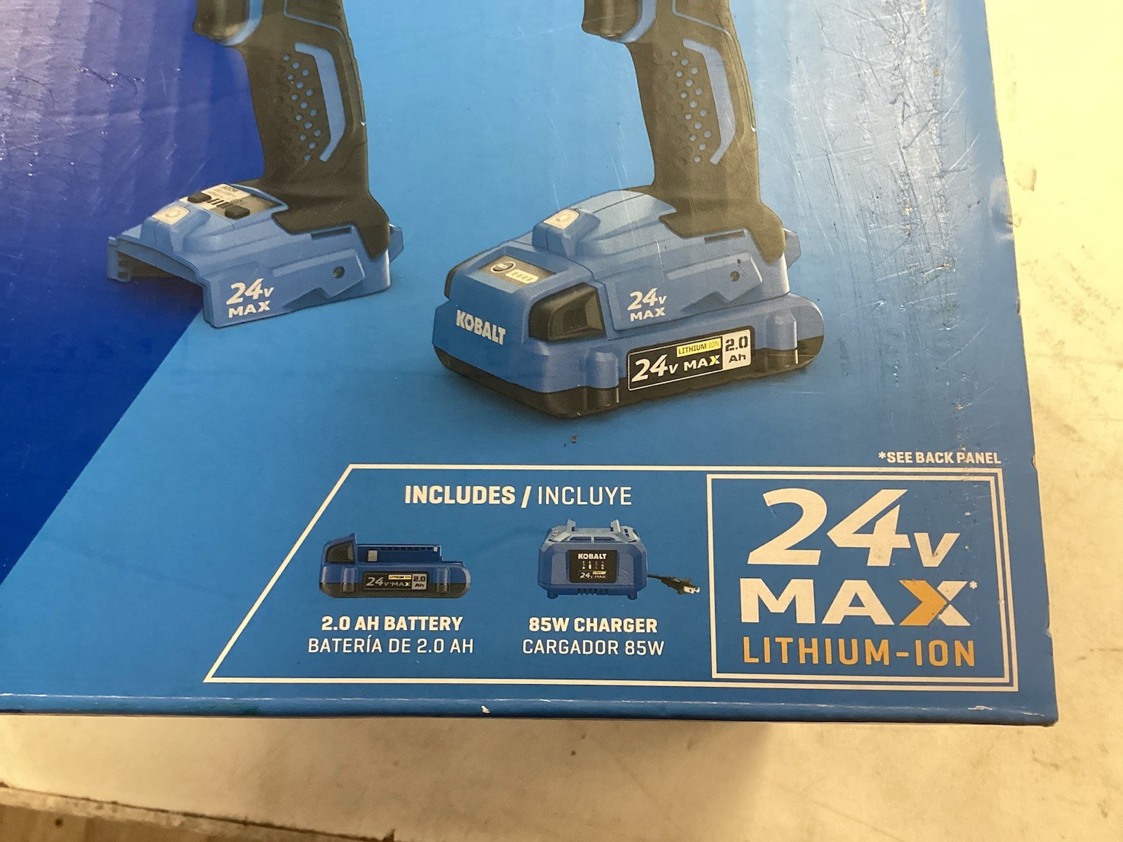 KOBALT TOOLS 4913884 2-tool Combo Kit 24 VOLT MAX BRUSHLESS