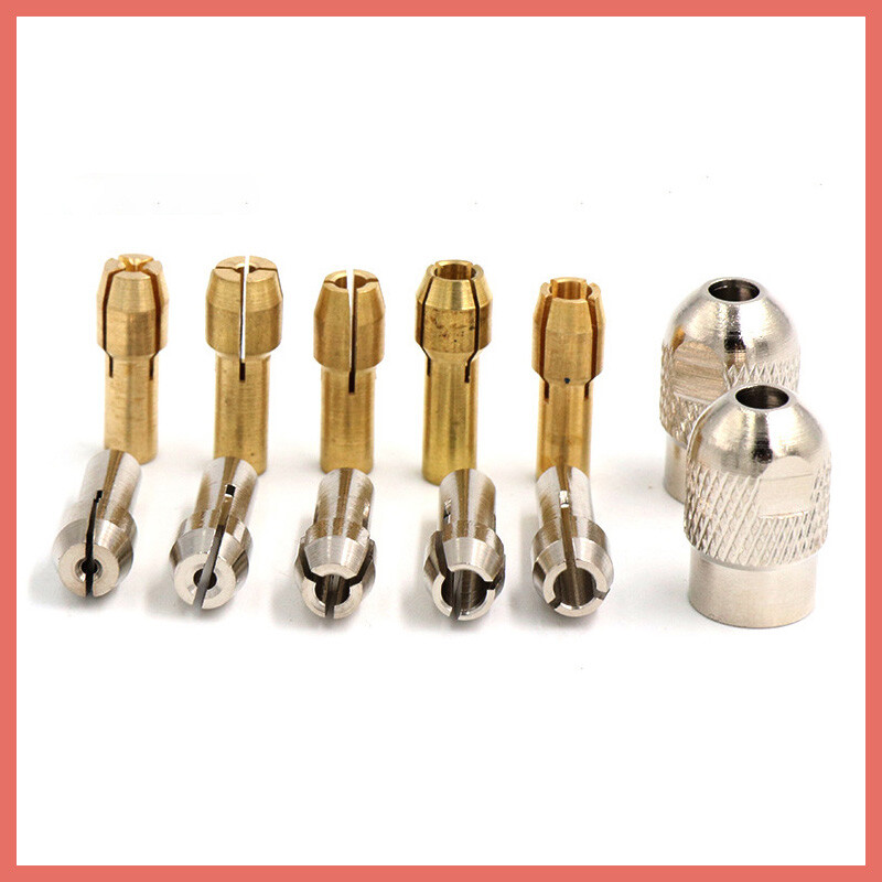 0.5-3.2mm Brass Drill Chuck Collet Bit For Dremel Rotary Tools Adapter 4.2/4.8mm