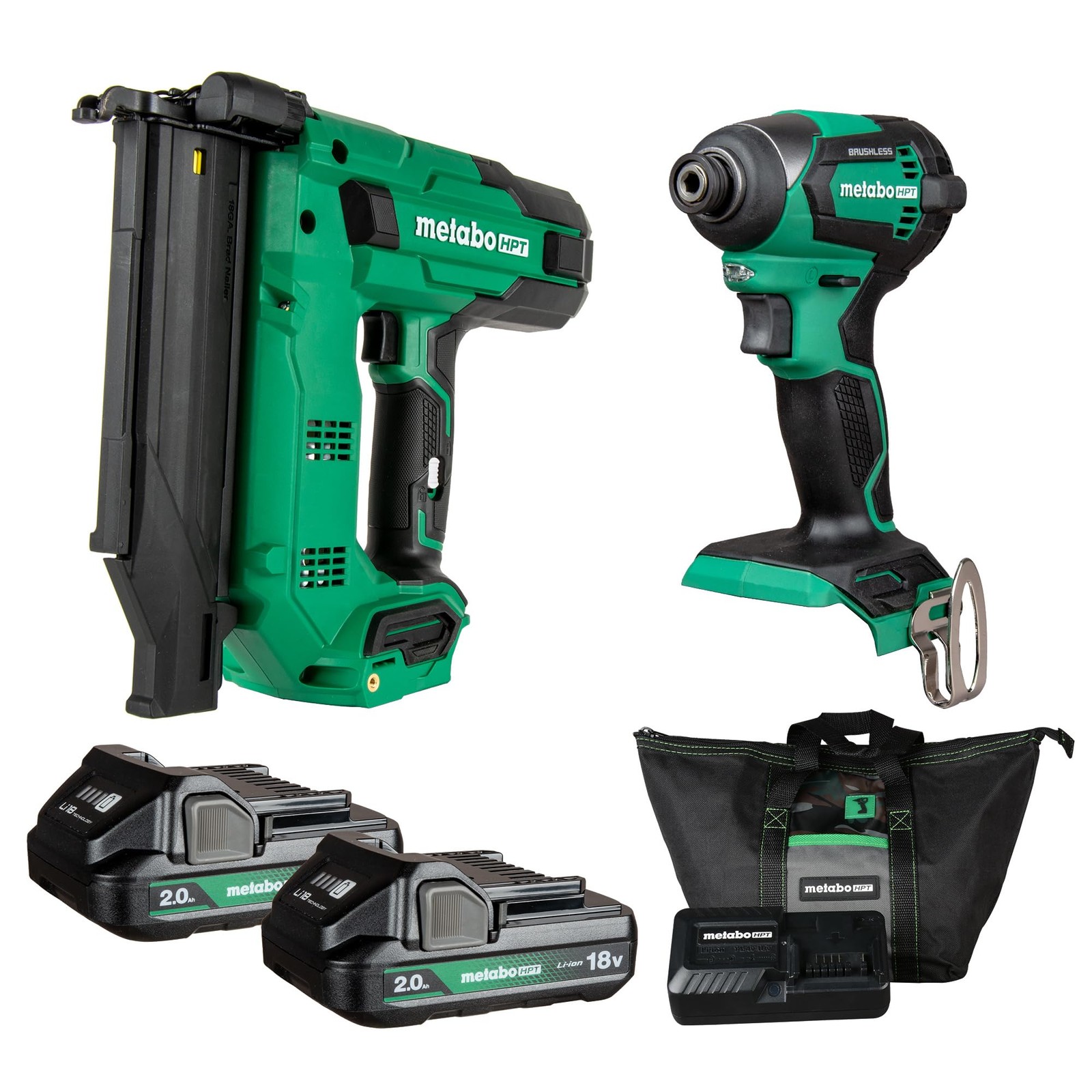 18V MultiVolt™ Brad Nailer + Impact Driver Combo Kit, KC18DEXQD