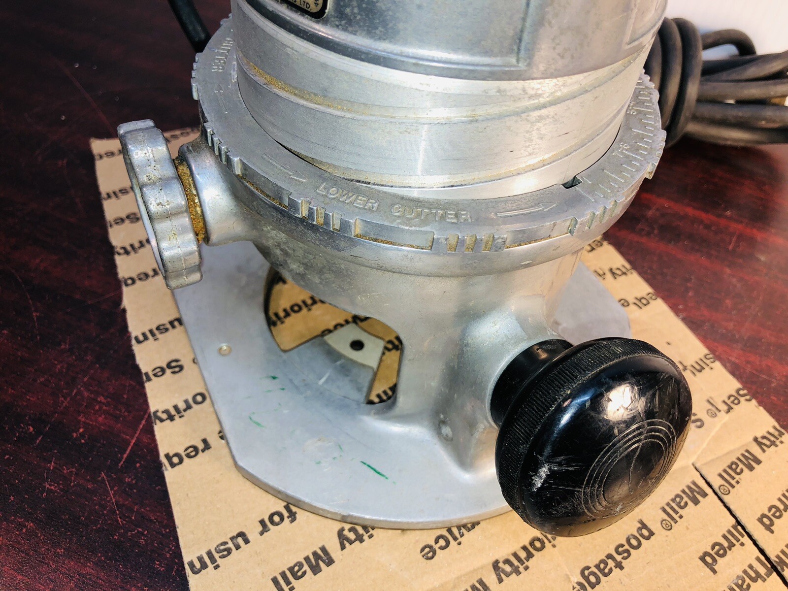 VTG Craftsman router 6 Amp 24,000 RPM 1-HP 1/4&Prime; Router Ball Bearings W/ One Bit