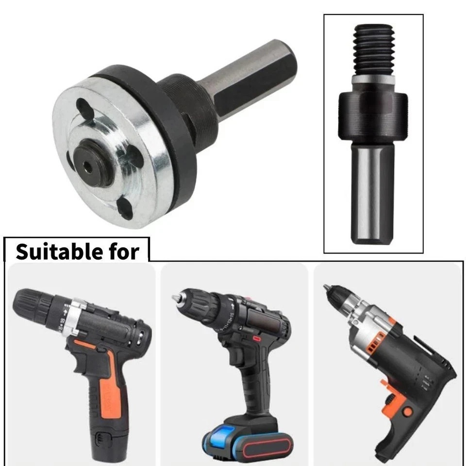 NEW 10mm Drill to Angle Grinder Adapter Rod for Cutting Disc Polishing Wheel