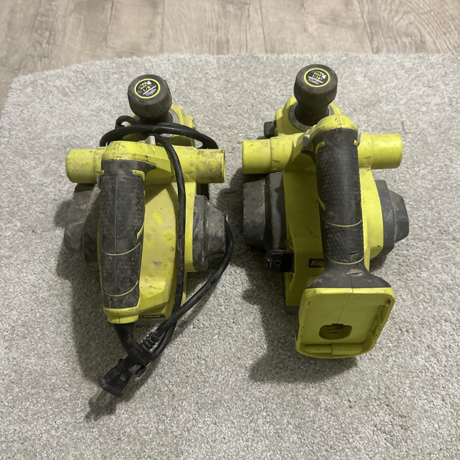 (( PARTS ONLY)) RYOBI HPL52K Electric Corded Handheld Planer Z991- READ BIO