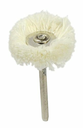 SE Round Cotton Yarn Buffing Wheel 1&Prime; Diameter 1/8 Shank MC19 Rotary (20 pc)