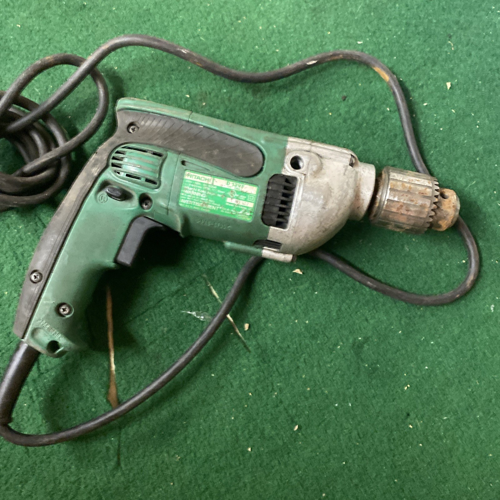 Hitachi D13VF 9.0 Amp 1/2&Prime; Corded Drill Tested Working
