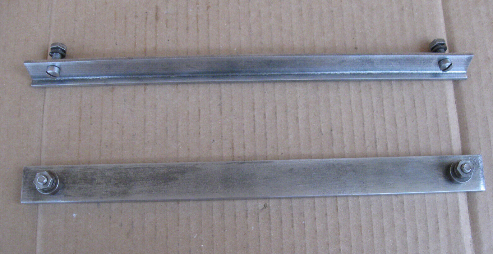 Vintage Sears Dunlap 103.0214 Table Saw Front & Rear Rails W / Hardware Nice!
