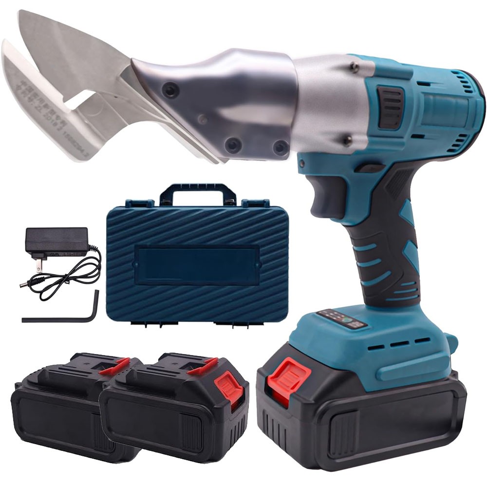 Electric Sheet Metal Cutter Sheet Shear Cutter Heavy Duty Cordless Cutting Tool