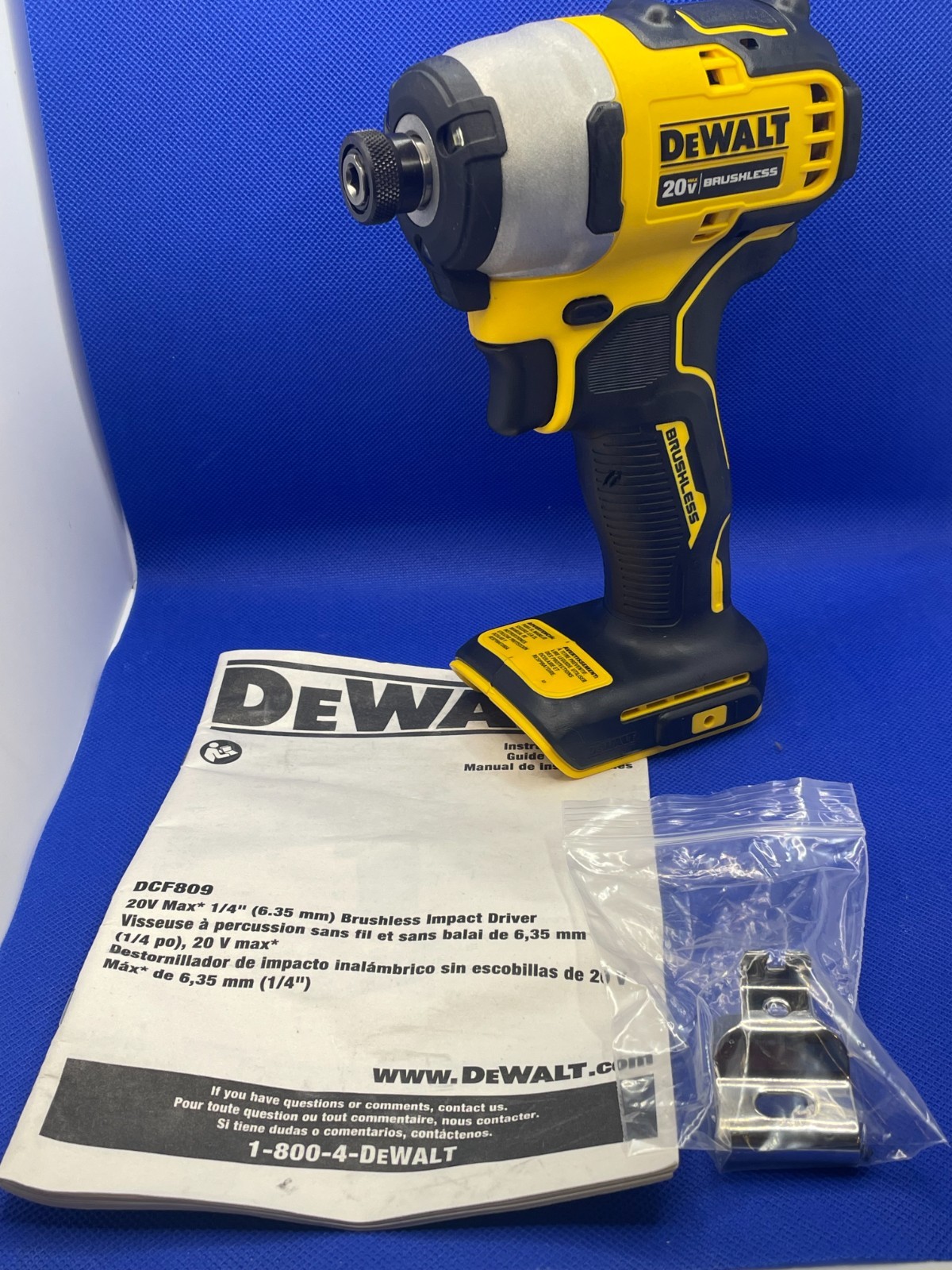 DEWALT ATOMIC 20V 1/4 in. Cordless Brushless Compact Impact Driver DCF809