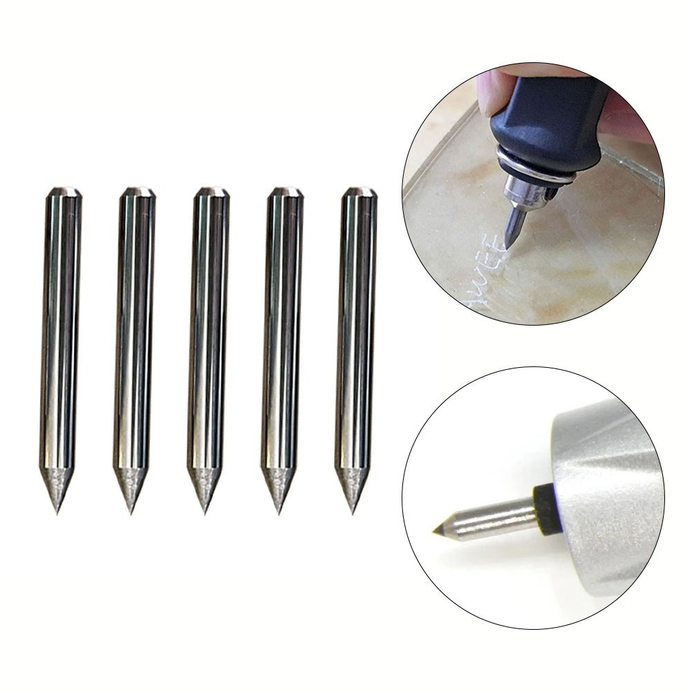 5pcs Carbide Engraving Bit Set Engraver Bits Metal Jade Glass Plastic Engraving