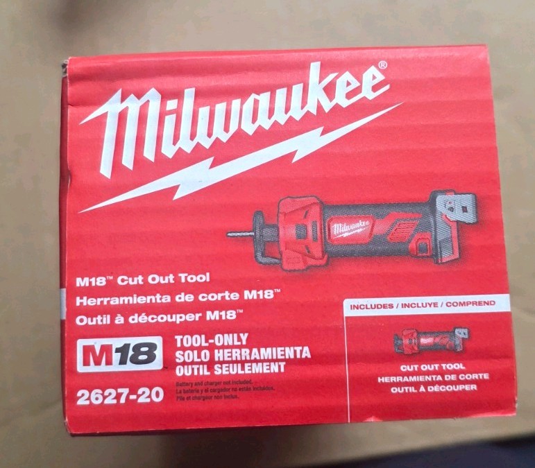 Milwaukee 2627-20 M18 18V Compact Cordless Drywall Cut Out Tool FREE SHIPPING