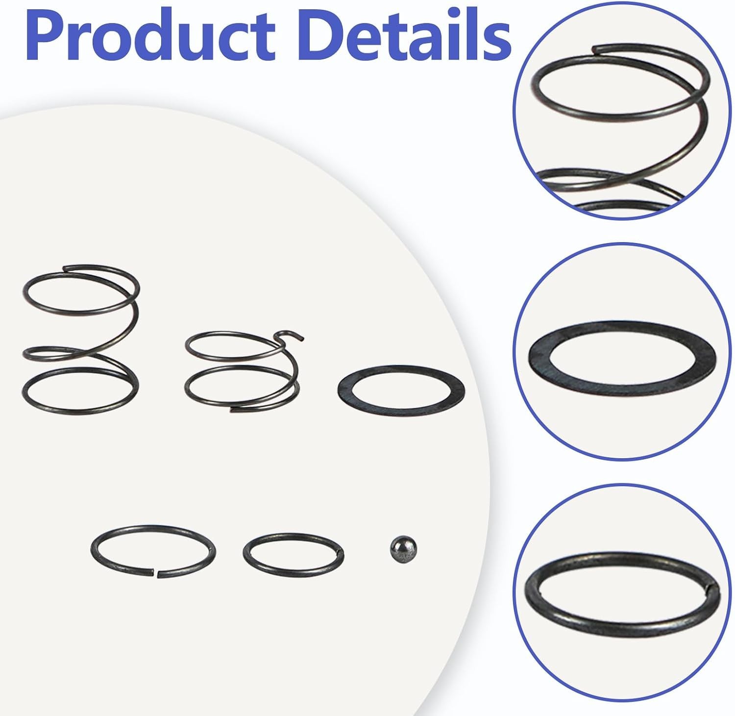 3 Pack N078434 N089668 Spring Kit Steel Ball for Dewalt 20V Impact Driver Repair