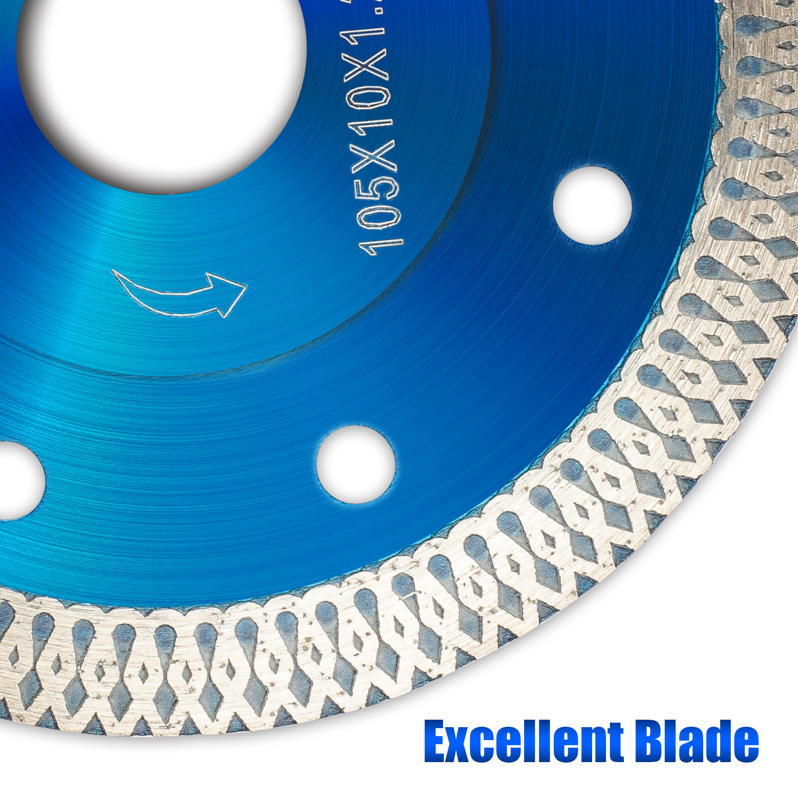 4/4.5inch Porcelain Tile Turbo Diamond Dry Cutting Disc Grinder Wheel Saw Blade