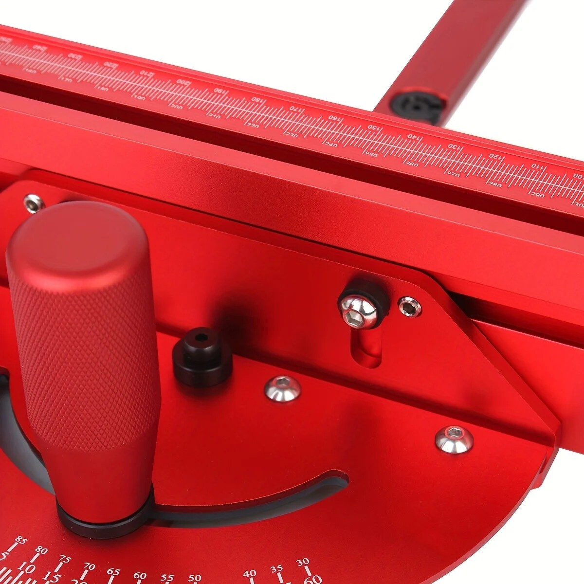 400mm Aluminum Miter Gauge Fence Set With Track Stop Angle Ruler Table Saw Tools