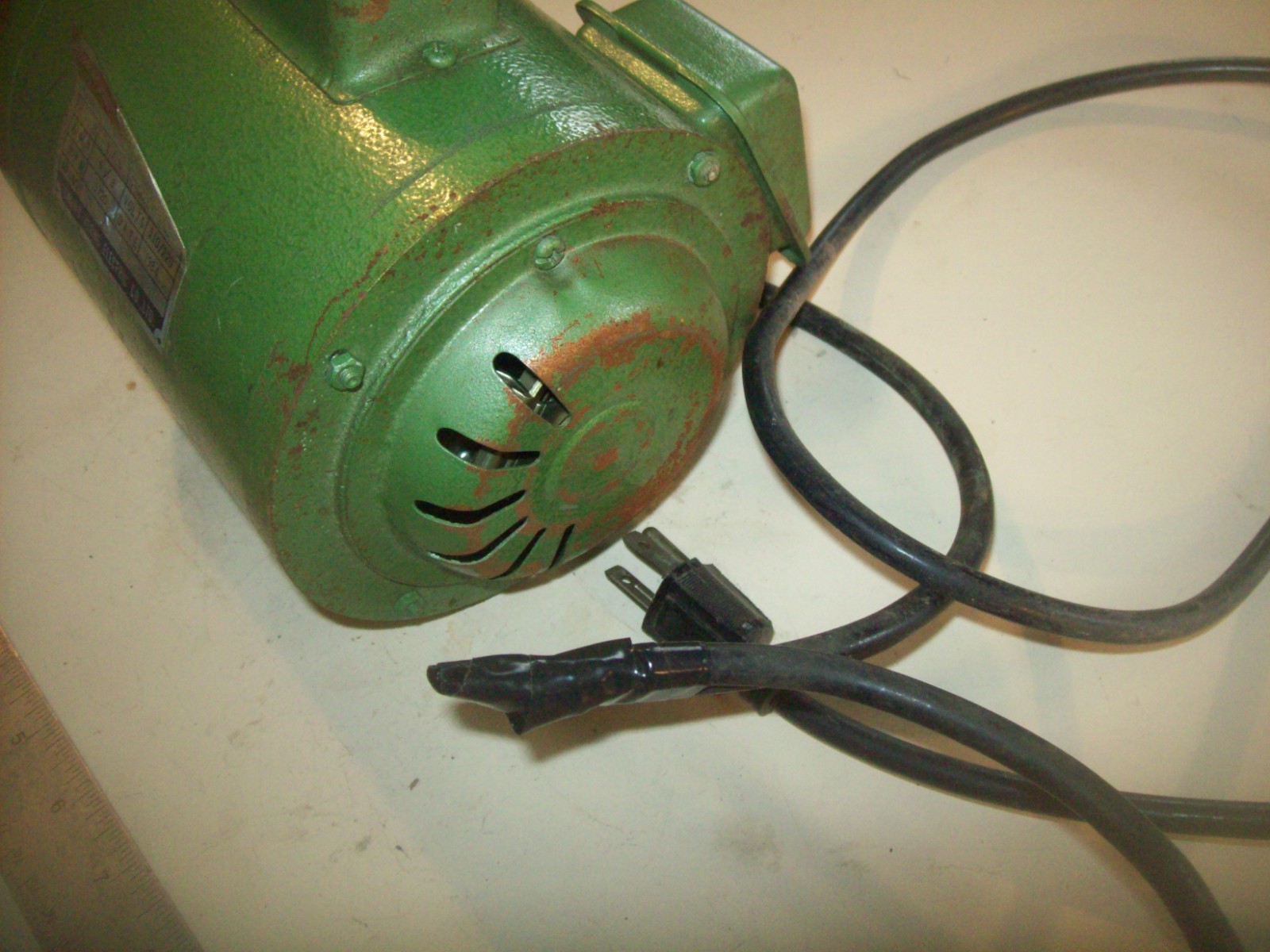 1/3 HP Induction Motor 110/220 V 1720 RPM From 14&Prime; WT Machine Tools Wood Lathe