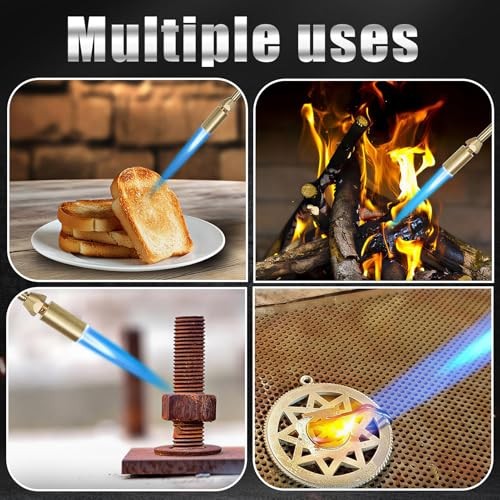 BLUEFIRE Solid Brass Jumbo Pencil Flame Gas Welding Torch Head Torch Only