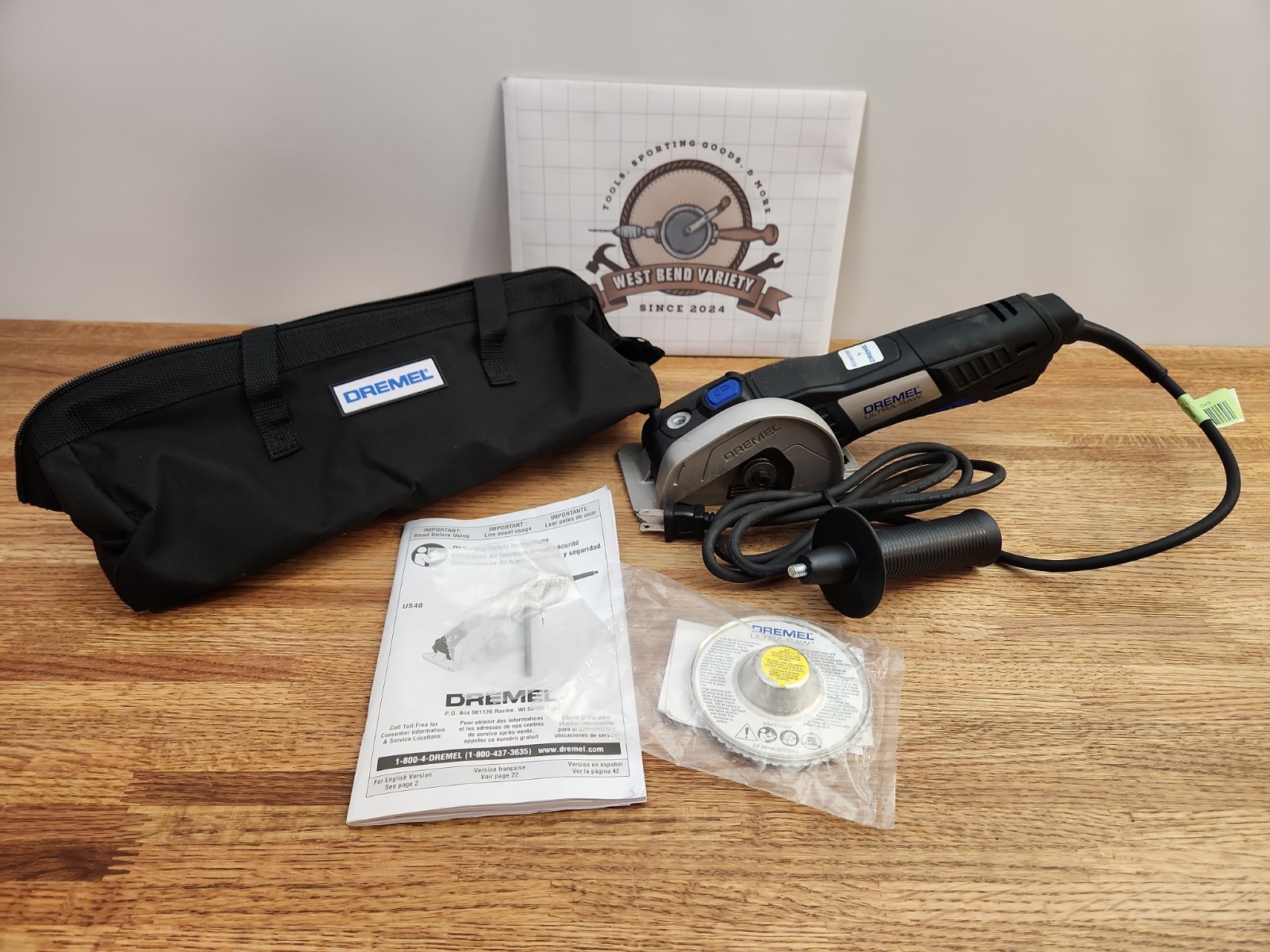 Dremel Ultra-Saw US40 Compact Circular Flush Wood Metal Tile Factory Recondition