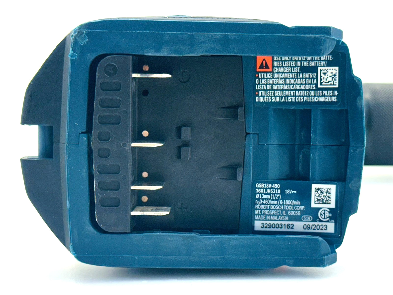 BOSCH GDX18V-1800, GSB18V-490, & Drill/Driver + 3 Batteries & Charger