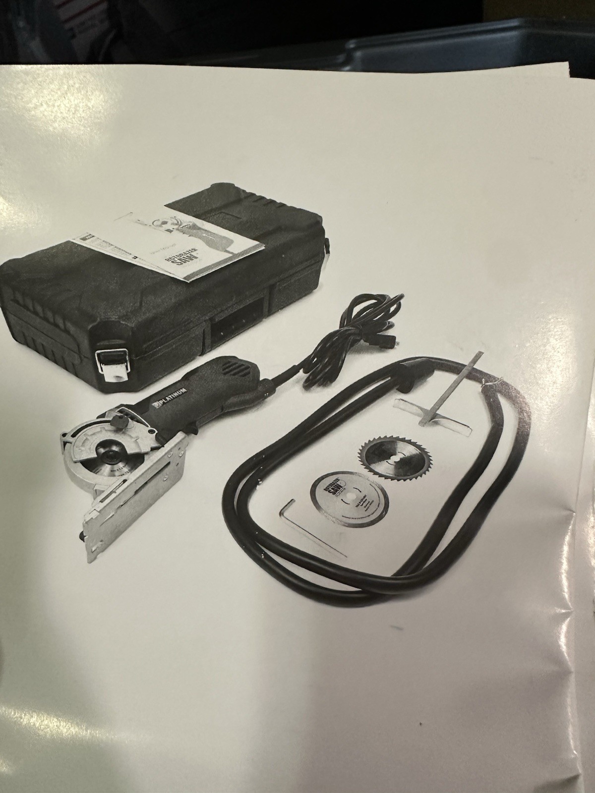 Rotorazer Saw Platinum RZ200 7-in-1 Circular Hand Saw w/ Case For Wood & Metal