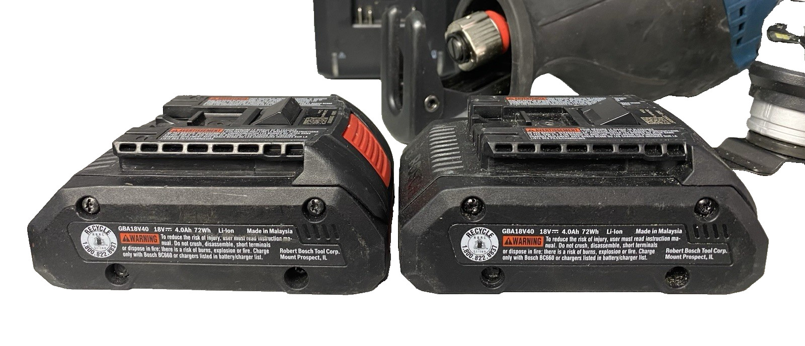 Bosch 18V combo kit 6 Tools, two 4ah Batteries 1 Charger & large zippered Bag