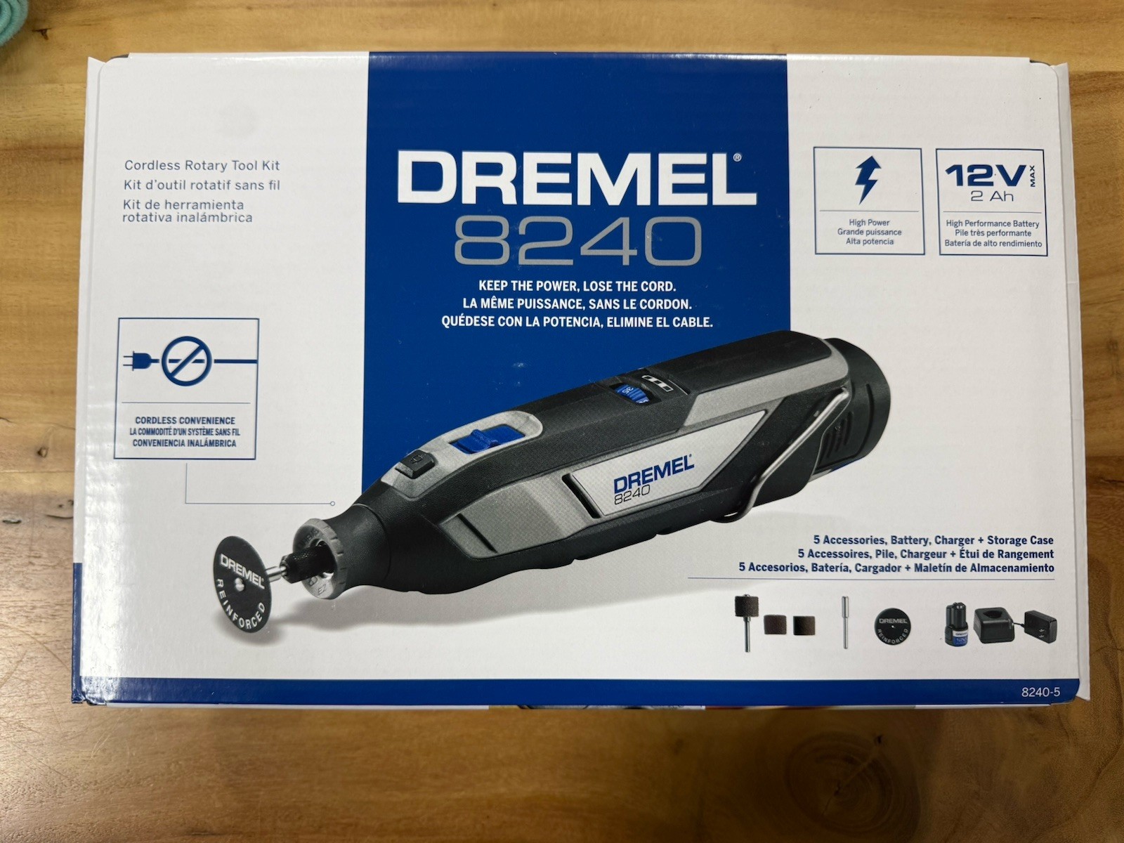 Dremel 8240-5 12V Rotary Tool Kit NEW/Sealed
