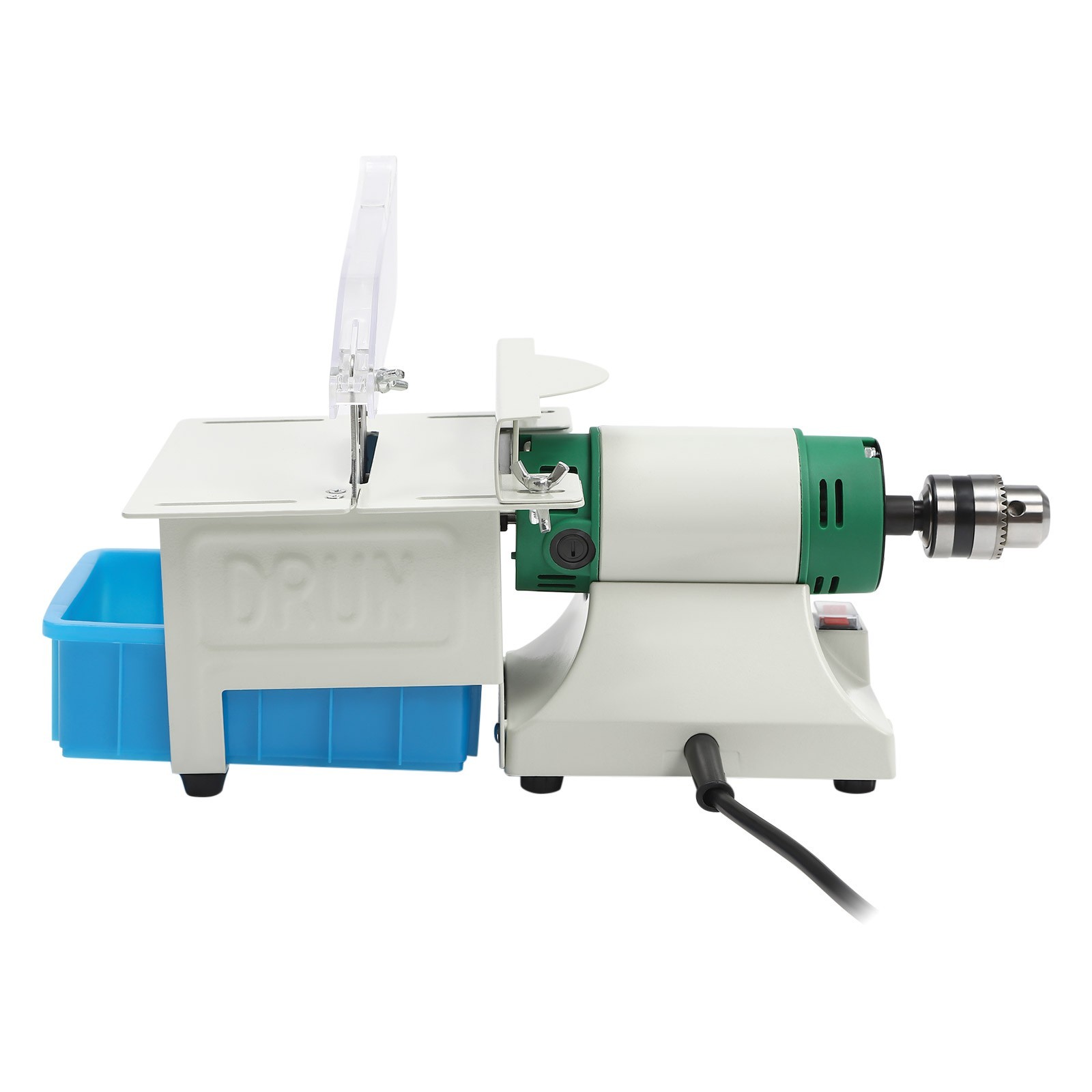 750W Multifunctional Bench Grinder, 110V Rock Polisher, 5-in-1 Bench Grinder Kit