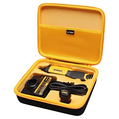 8V MAX Cordless Screwdriver Case – Fits DEWALT DCF682N1/DCD680N2, Batteries & Ch