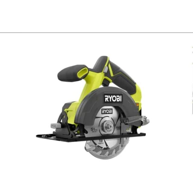 RYOBI ONE+ 18V Cordless 5 1/2 in. Circular Saw (Tool Only) PCL500B New