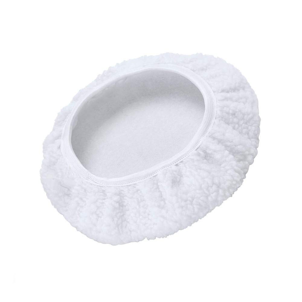 Car Polisher Pad Bonnet (5 to 6 Inch), 5Pcs Wool Polishing Bonnet Orbital Buf…