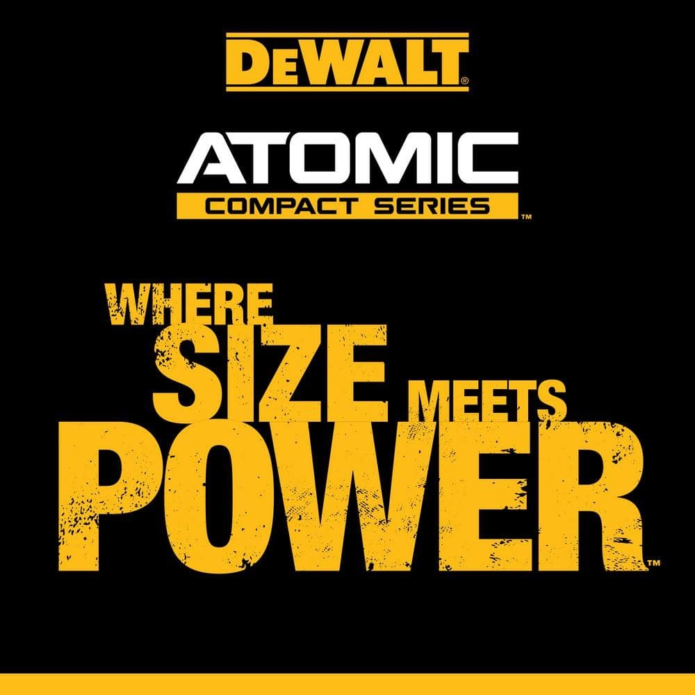 DEWALT ATOMIC 20V Compact 1/2 in Drill Driver Kit w 2.0Ah Battery Charger
