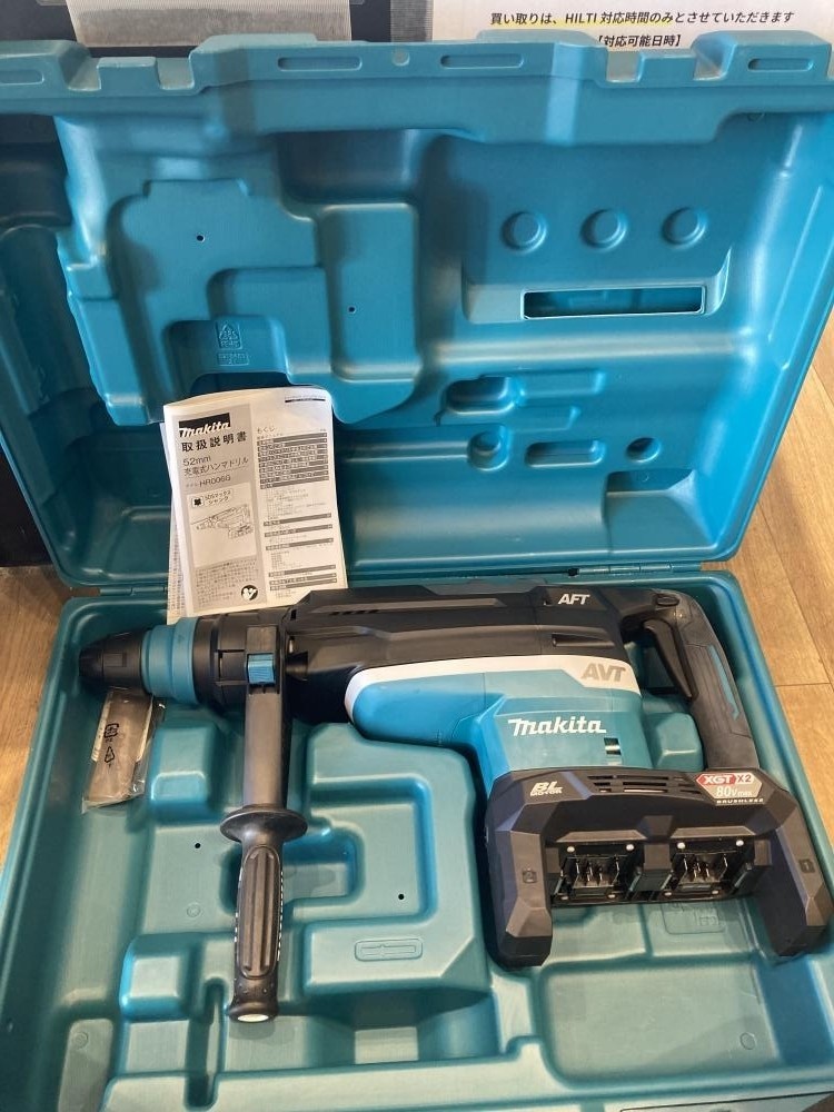 Makita HR006GZK 80Vmax 40Vx2 Hammer Drills Brashless Body Only With case Unused