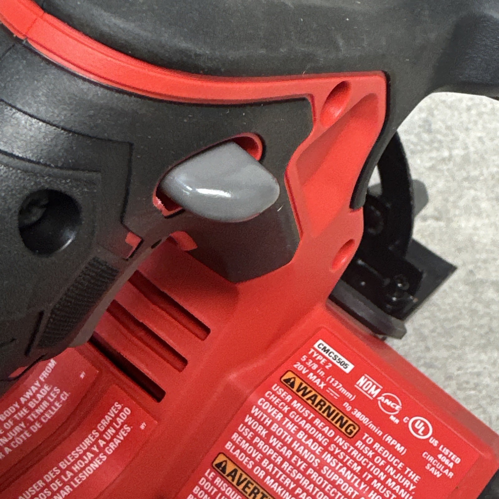 Craftsman 20V Cordless 5&Prime; Circular Saw W/Blade CMCS505 New Free Ship