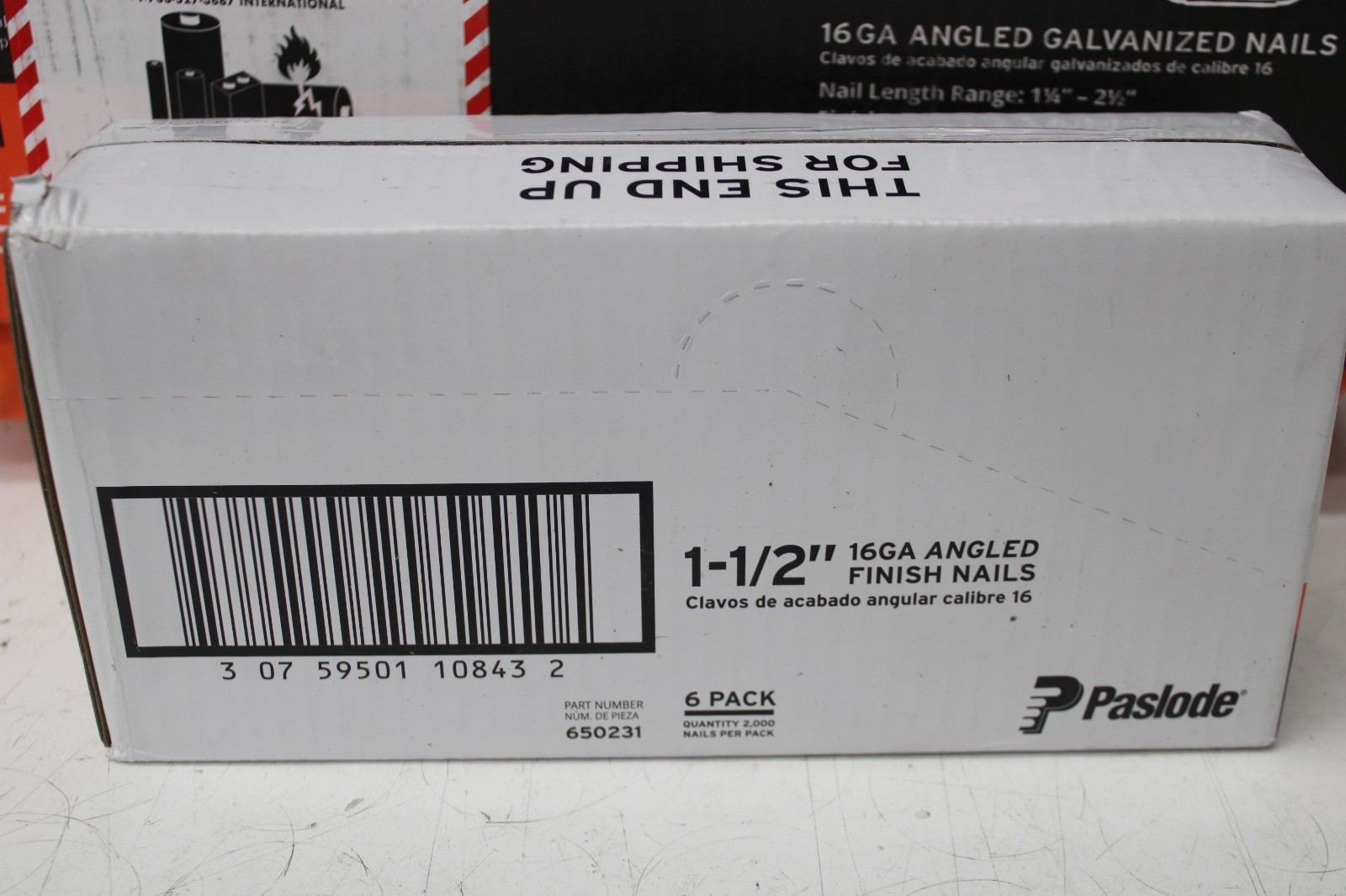 PASLODE 16GA IM250A-Li2 7.4V Finish Nailer KIT 916200 With 6 Pack (12000) Nails
