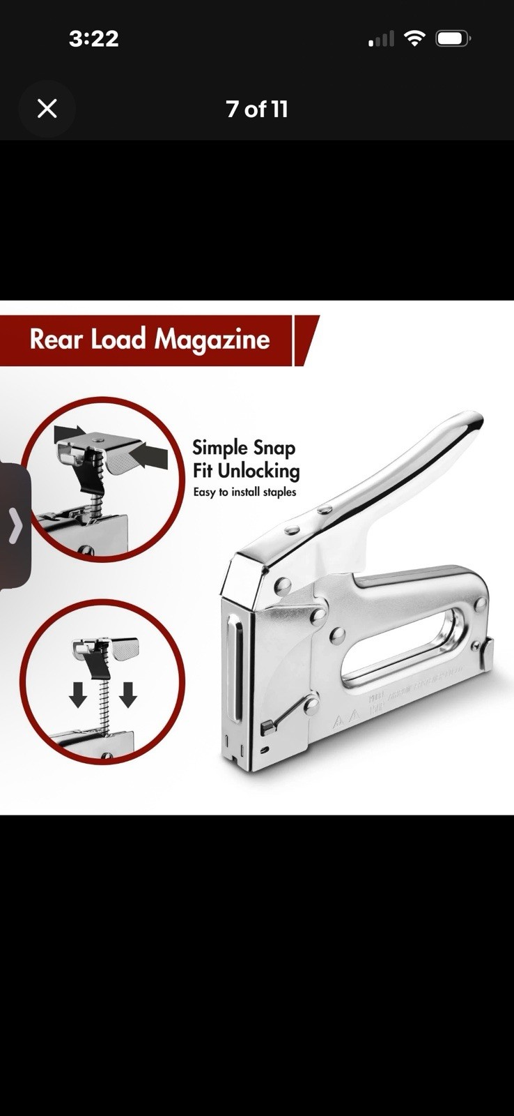 Arrow T50 Heavy Duty Staple Gun Kit With 3750PC T50 1/4&Prime; 3/8&Prime; 1/2&Prime; Steel Staple