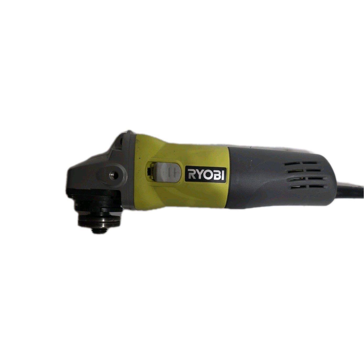 RYOBI AG4031G 4-1/2 in Corded Angle Grinder 5.5A Tested Works No Guard No Handle