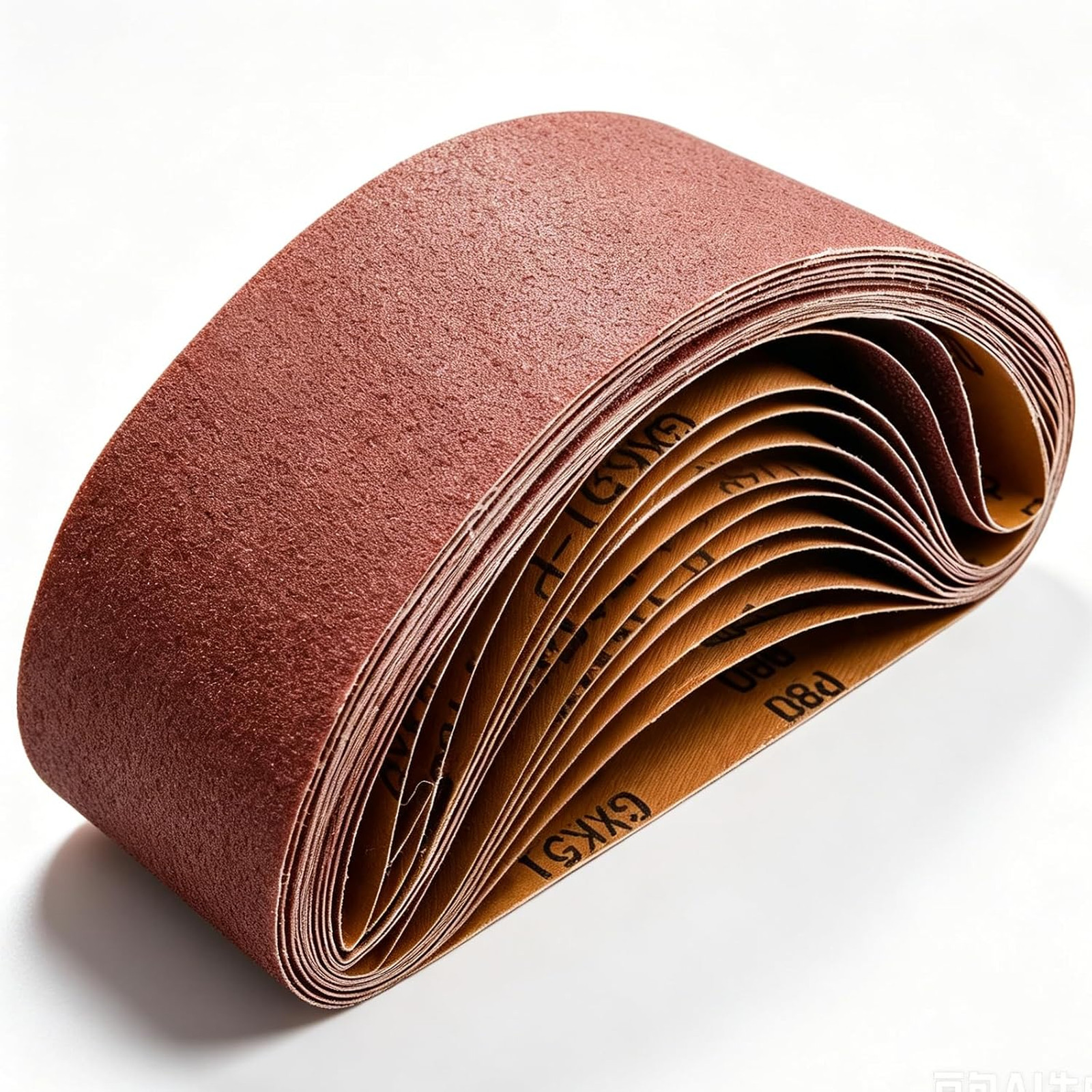 12 Pcs Sanding Belts 3×21 Inch Aluminum Oxide Grits 80 120 150 for Wood Metal