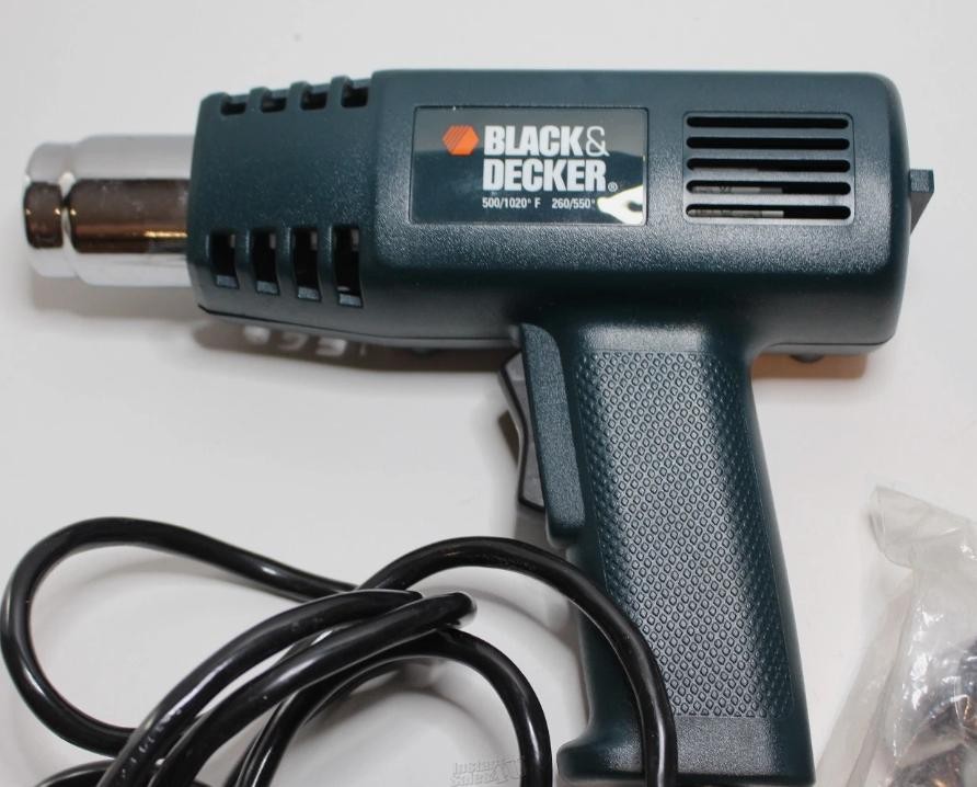 Black And Decker Heat Gun Dual Heat 9756 Electric Power Tool, Vintage