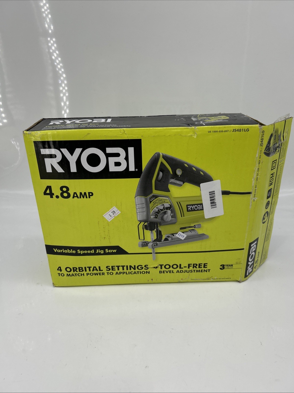 Ryobi JS481LG 4.8A Jig Saw Z397