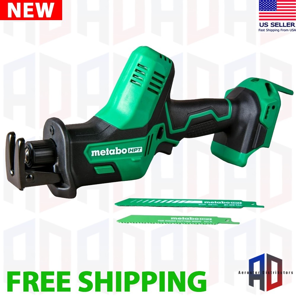 Metabo HPT CR18DAQ4 18V Li-Ion Cordless One Handed Reciprocating Saw (Tool Only)